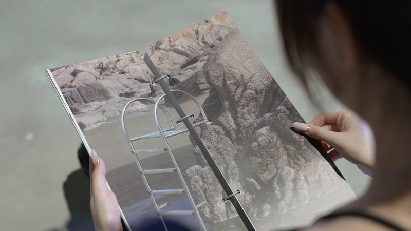 Artist book, part of Down Beneath the Cliff (Installation), 2026